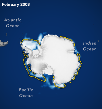 Antarctic Minima (Feb 2008)