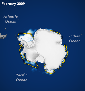 Antarctic Minima (Feb 2009)