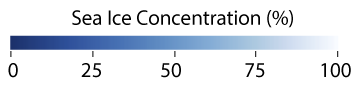 Sea ice concentration bar