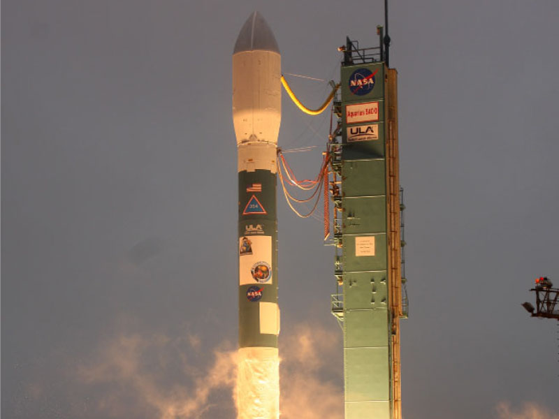 Launch of Aquarius/SAC-D satellite