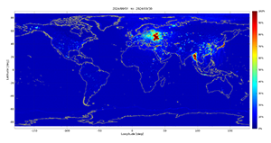 SMAP RFI percent, September 2024