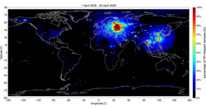 SMAP RFI percent, April 2026