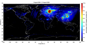 SMAP RFI percent, August 2026