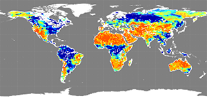 Soil moisture, June 2015