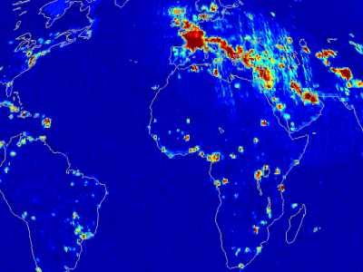 Global map of RFI data