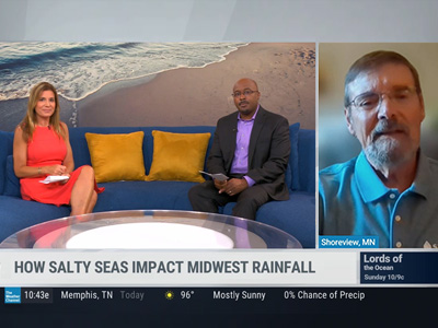 Using Salinity to Predict Midwest Heavy Rainfall (Weather Channel Interview)
