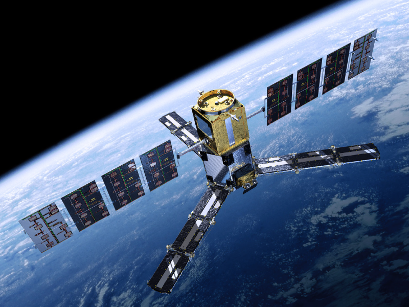 SMOS satellite in orbit