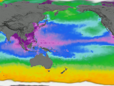 Global map of sea surface density