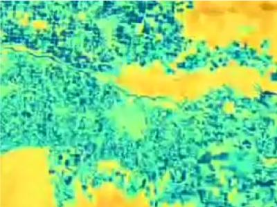 Earth’s temperature as seen from space